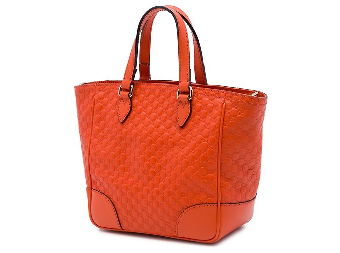 Borsa Gucci Small Microguccissima Bree Arancione - vista 2