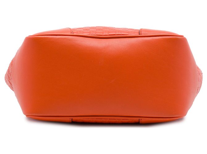 Borsa Gucci Small Microguccissima Bree Arancione - vista 3