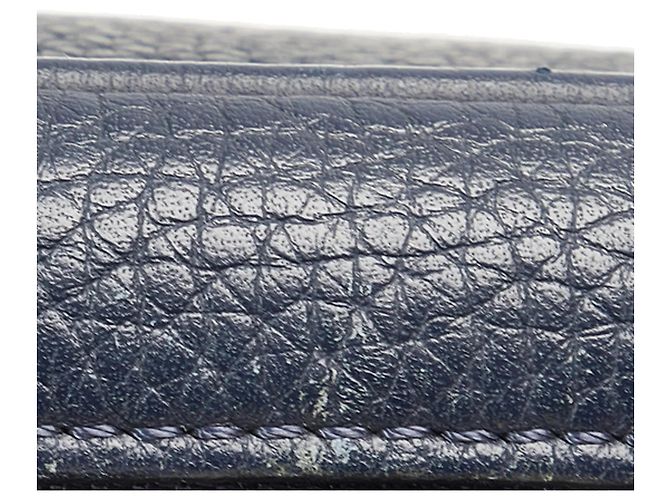 Louis Vuitton Taurillon Danube LV Circle PM blu - vista 10