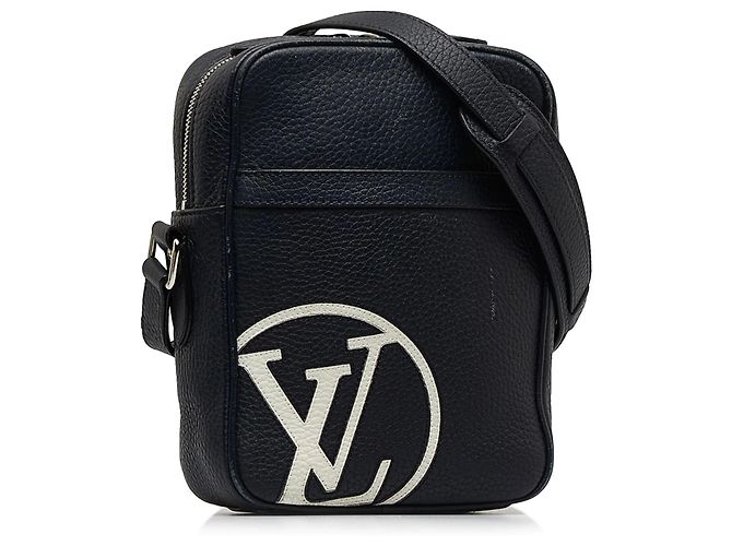 Louis Vuitton Taurillon Danube LV Circle PM blu - vista 2