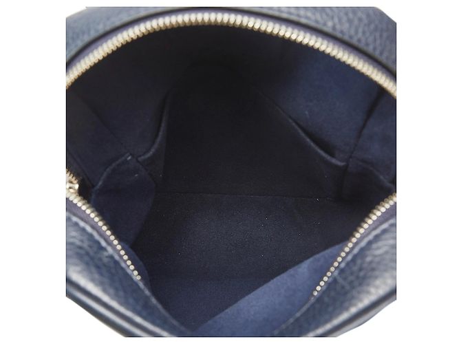 Louis Vuitton Taurillon Danube LV Circle PM blu - vista 5