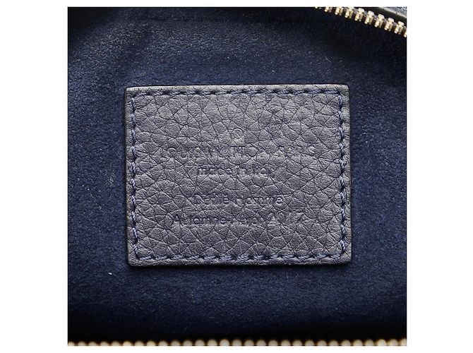 Louis Vuitton Taurillon Danube LV Circle PM blu - vista 6