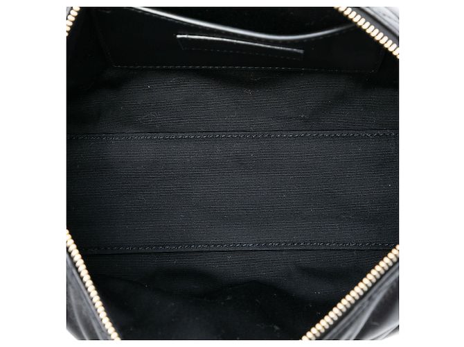 Borsa a tracolla Mini Quilted Lambskin Sade nera Saint Laurent Nero - vista 4