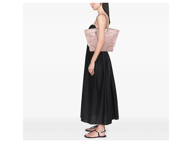 Borsa Tote Gucci Guccissima Bree rosa - vista 7