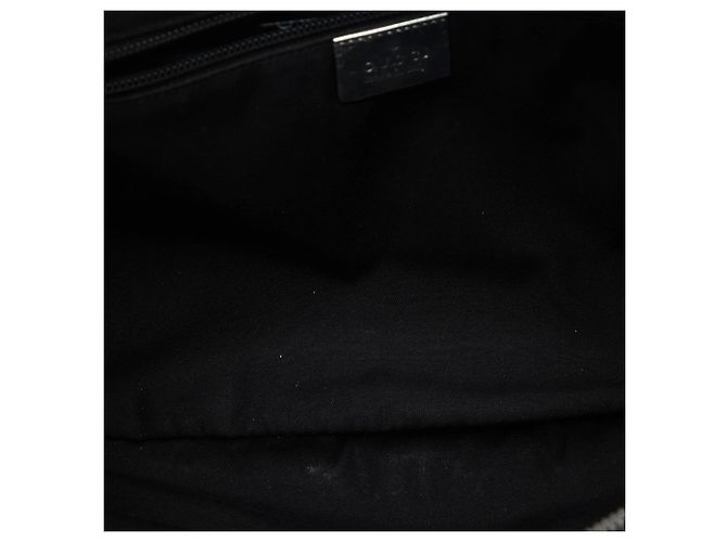 Borsa a tracolla Gucci GG Imprime Web argento - vista 4