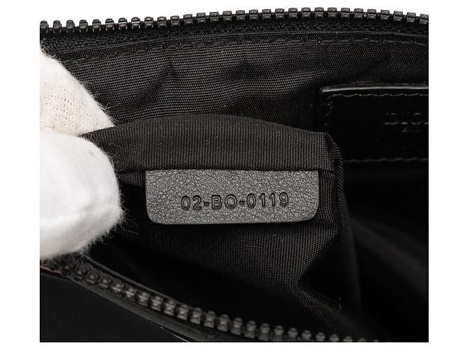 Pochette in nylon Black Dior Kaws Bee Nero - vista 6