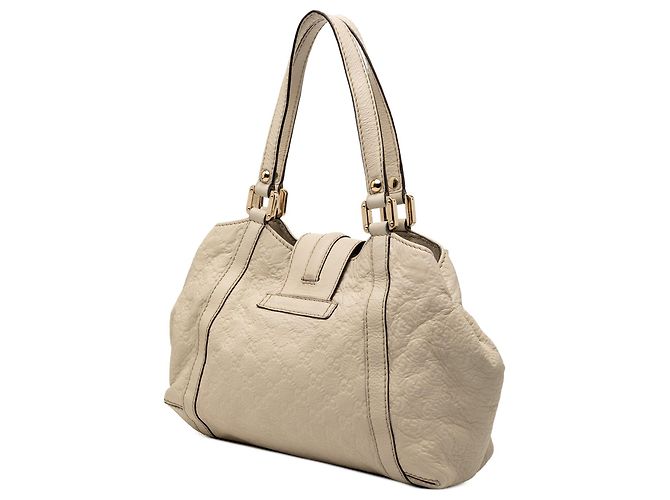 Nuova borsa tote Gucci Guccissima bianca da donna Bianco - vista 2
