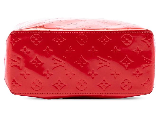 Borsa Tote Red Louis Vuitton Monogram Vernis Reade MM Rosso - vista 3