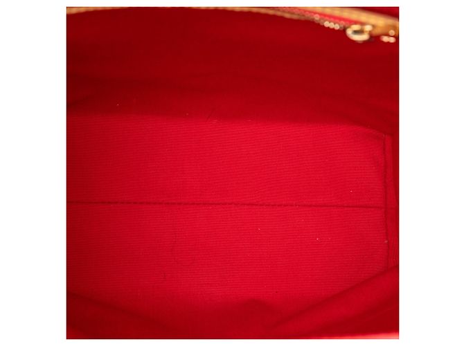 Borsa Tote Red Louis Vuitton Monogram Vernis Reade MM Rosso - vista 4