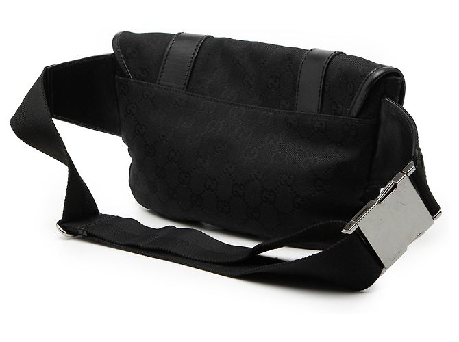 Borsa a tracolla Gucci GG Canvas nera Nero - vista 2