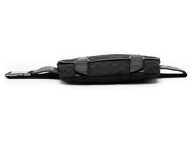 Borsa a tracolla Gucci GG Canvas nera Nero - vista 3