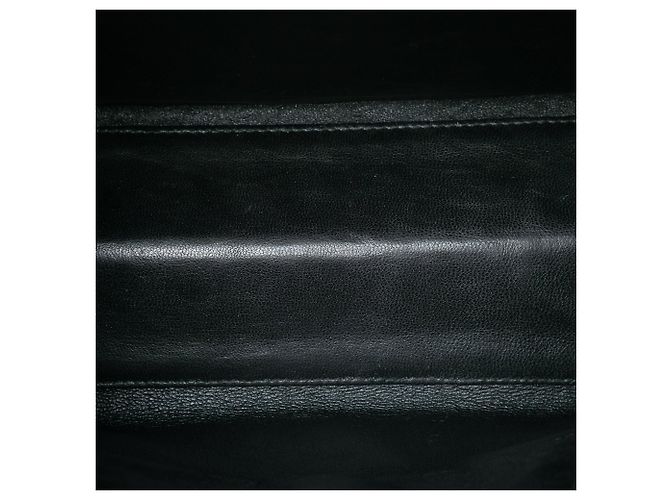 Borsa a tracolla Chanel CC Caviar nera con tracolla intrecciata Nero - vista 4