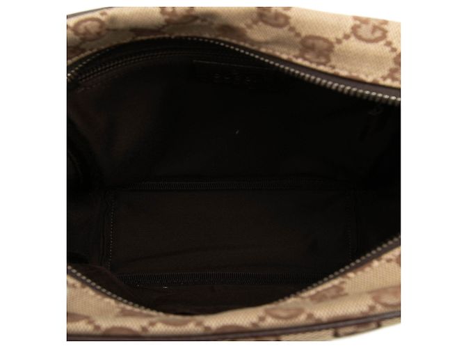 Borsa a tracolla Gucci GG Canvas beige - vista 4
