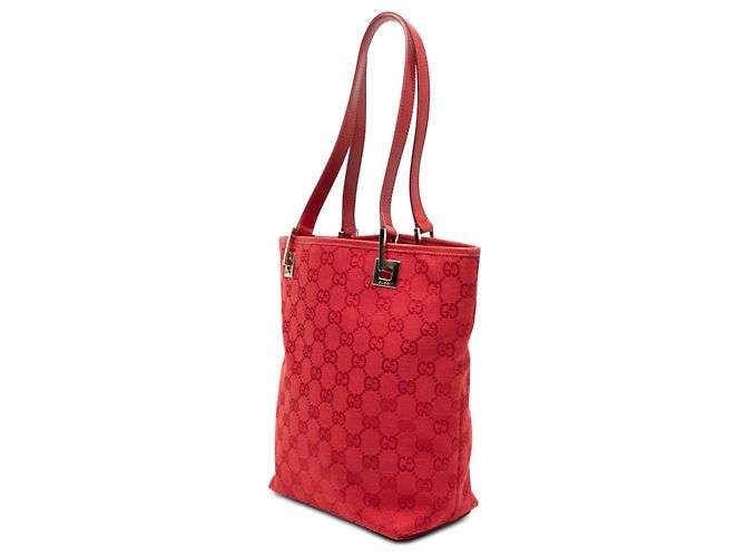 Rote Gucci GG Canvas Tote - Ansicht 2