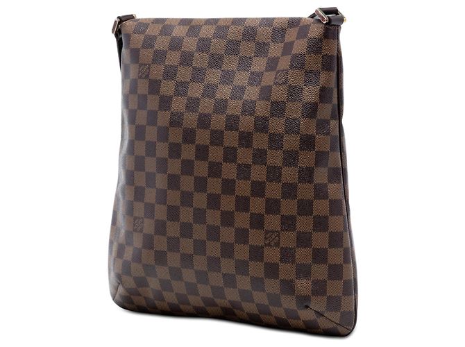 Borsa a tracolla Louis Vuitton Damier Ebene Musette Salsa GM marrone - vista 2