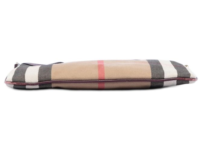 Borsa a tracolla Peyton in tela Mega Check marrone Burberry - vista 3