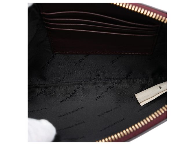 Borsa a tracolla Peyton in tela Mega Check marrone Burberry - vista 4