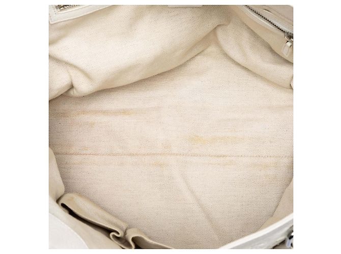 Tote Gucci Guccissima Techno Tag bianco - vista 4