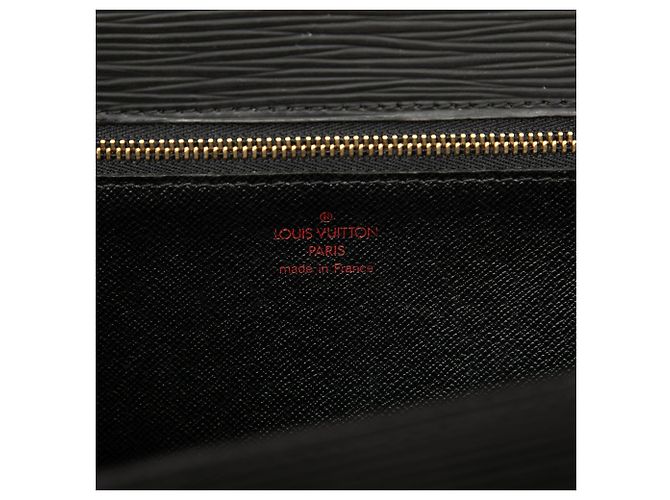 Borsa Louis Vuitton Epi Monceau 28 nera Nero - vista 5