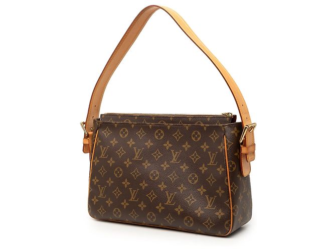 Borsa a tracolla Louis Vuitton Monogram Viva Cite GM marrone - vista 2