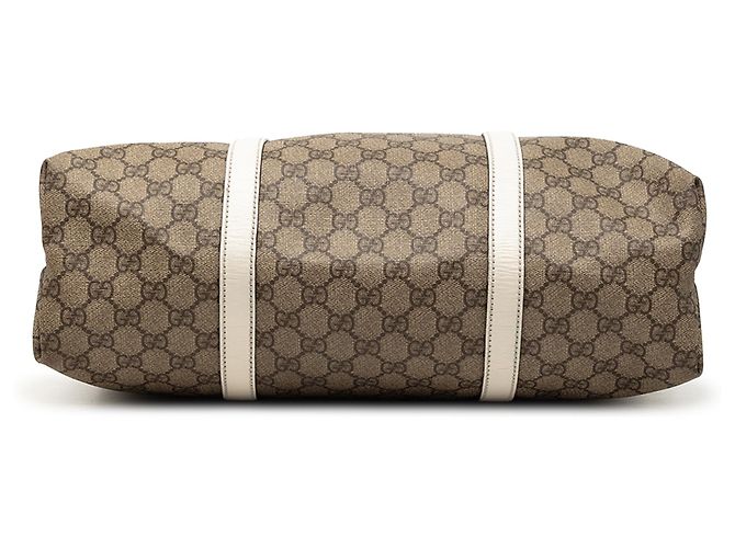 Tote verticale Gucci GG Supreme bianco - vista 3