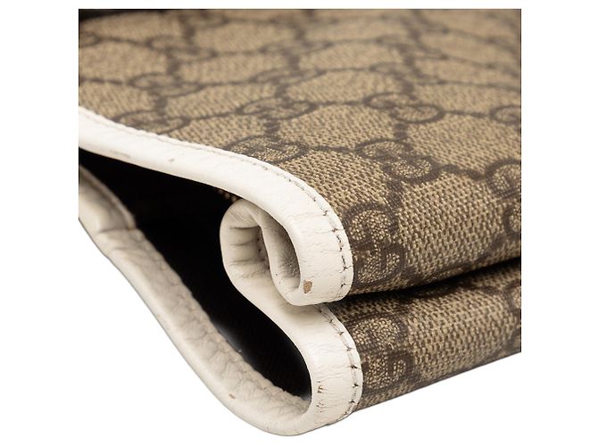 Tote verticale Gucci GG Supreme bianco - vista 7