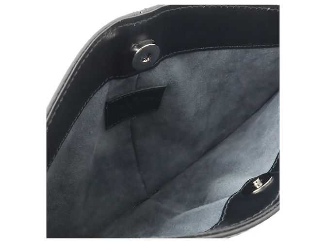 Borsa a tracolla Louis Vuitton Epi Demi Lune nera Nero - vista 4