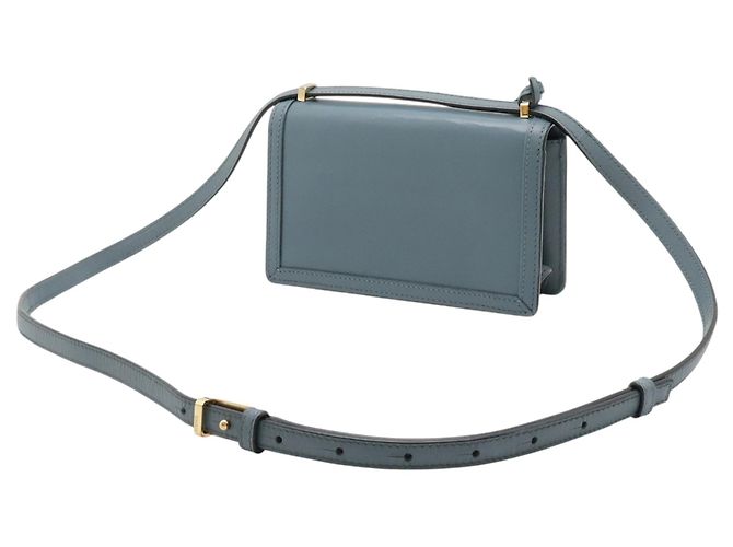 Piccola borsa a tracolla Barcelona in pelle blu LOEWE - vista 2