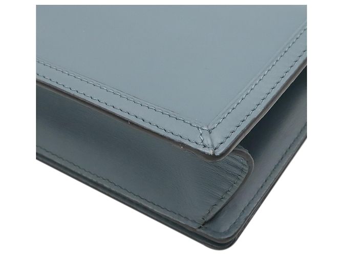 Piccola borsa a tracolla Barcelona in pelle blu LOEWE - vista 3