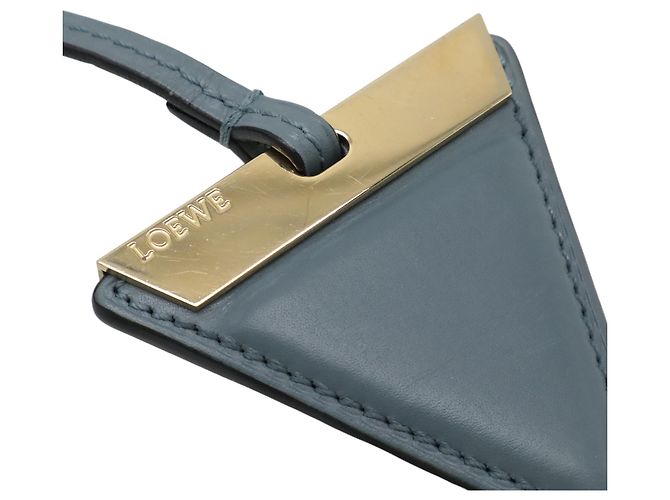 Piccola borsa a tracolla Barcelona in pelle blu LOEWE - vista 9