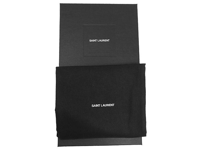 Portafoglio lungo con zip Tiny Cassandre in pelle nera Saint Laurent Nero - vista 13