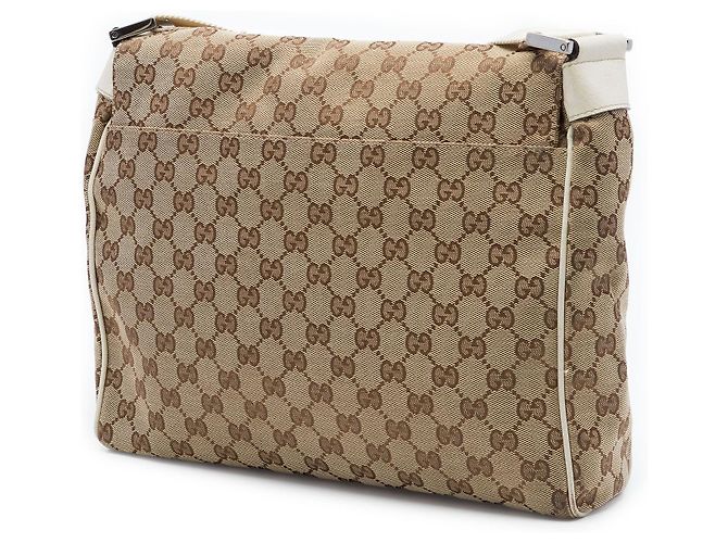 Borsa a tracolla Gucci GG Canvas beige - vista 2