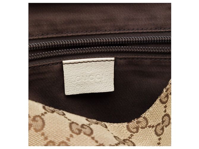 Borsa a tracolla Gucci GG Canvas beige - vista 5