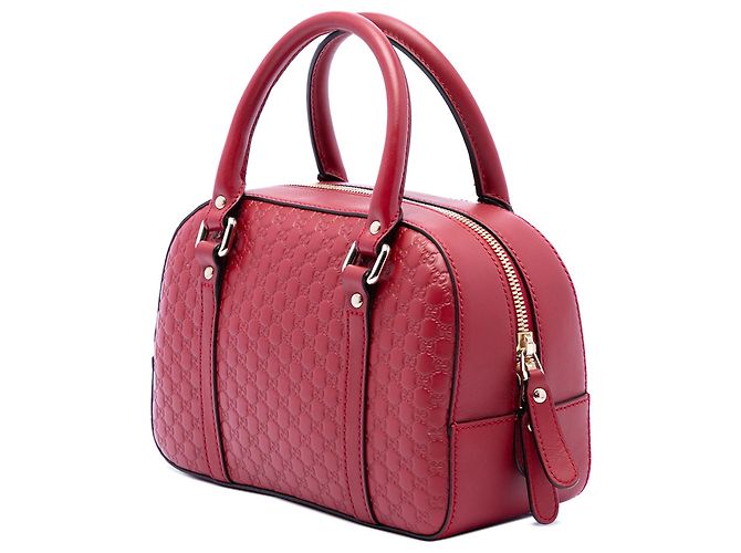 Borsa Gucci Small Microguccissima Bree rossa Rosso - vista 2