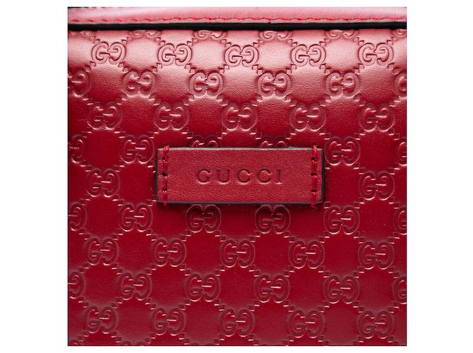 Borsa Gucci Small Microguccissima Bree rossa Rosso - vista 5