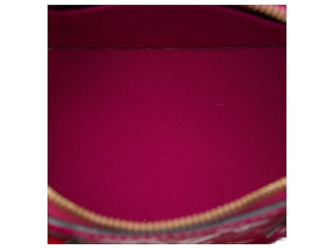 Borsa Louis Vuitton Monogram Vernis Alma BB Rossa Rosso - vista 4