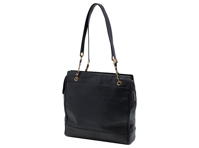 Tote Chanel Triple CC Caviar Nera Nero - vista 2