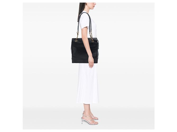 Tote Chanel Triple CC Caviar Nera Nero - vista 6