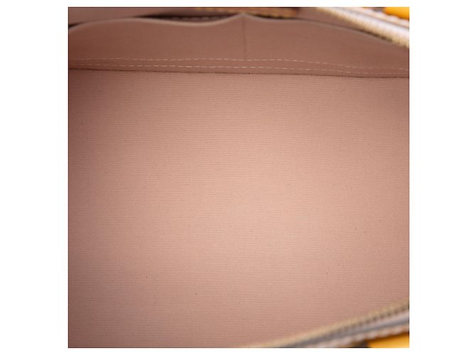 Borsa Louis Vuitton Monogram Vernis Alma PM Gialla Giallo - vista 4