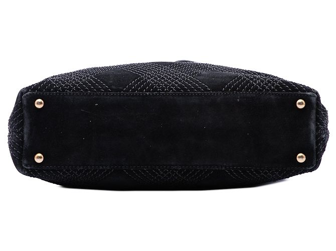 Tote Chanel CC in scamosciato nero Wild Stitch - vista 3