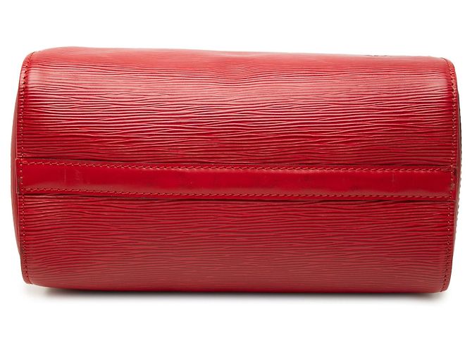 Borsa Boston Louis Vuitton Epi Speedy 25 rossa Rosso - vista 3