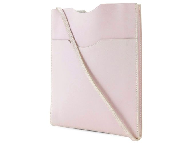 Borsa a tracolla Hermès Swift Onimetou rosa - vista 15