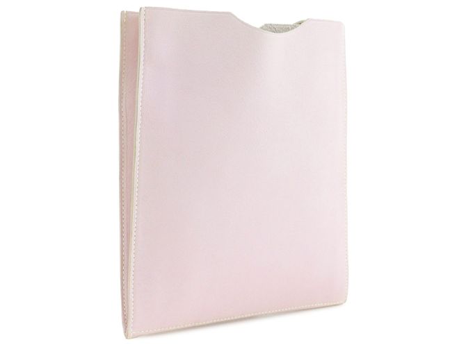 Borsa a tracolla Hermès Swift Onimetou rosa - vista 2
