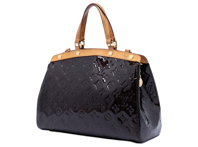 Borsa Louis Vuitton Monogram Vernis Brea PM viola Porpora - vista 2