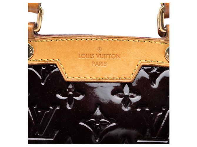 Borsa Louis Vuitton Monogram Vernis Brea PM viola Porpora - vista 5