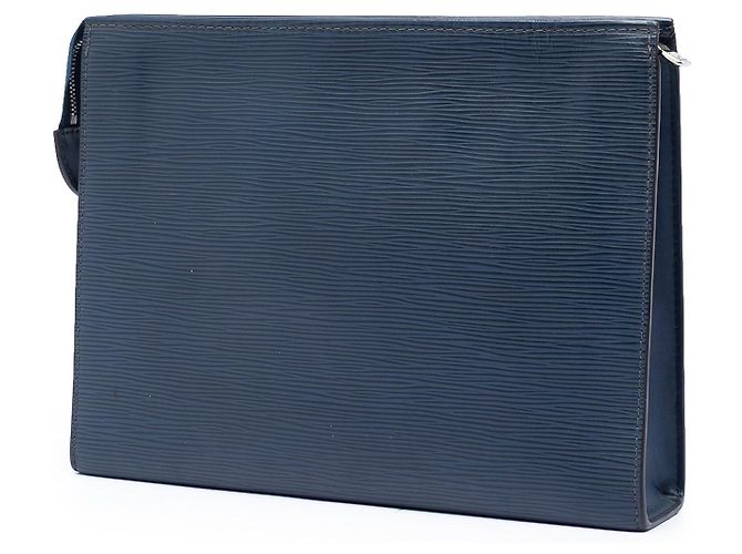 Necessaire Louis Vuitton Epi Toilelet Blu 26 Clutch Bag - vista 2
