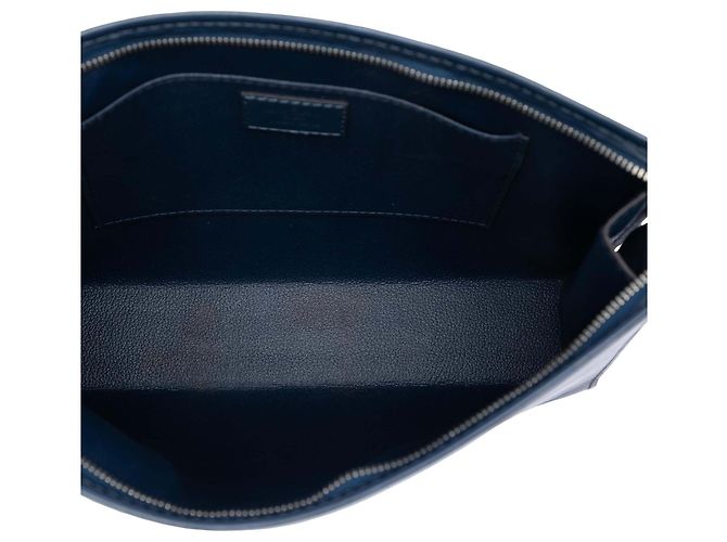 Necessaire Louis Vuitton Epi Toilelet Blu 26 Clutch Bag - vista 4