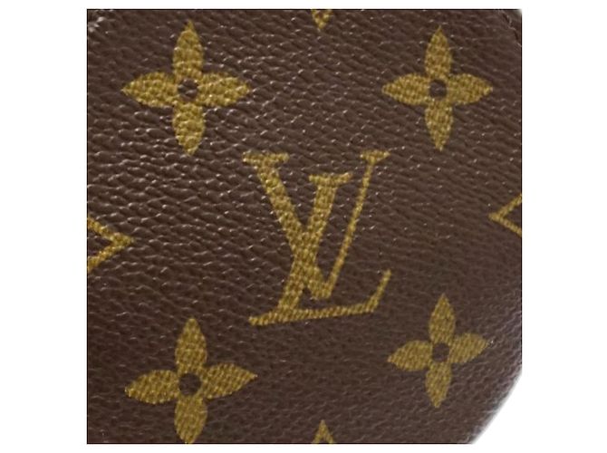 Monedero Redondo Monogram Marrón Louis Vuitton Castaño - vista 7