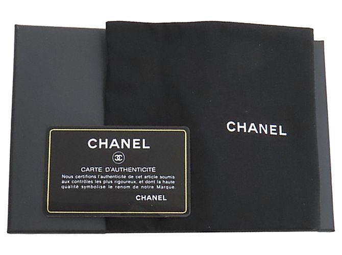 Pochette in agnello trapuntato Chanel CC rosa - vista 11