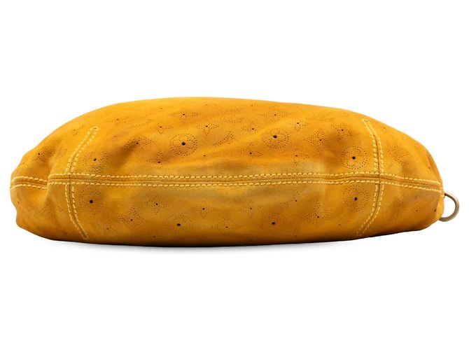 Sac Hobo Onatah GM en daim monogramme jaune Louis Vuitton - vue 3